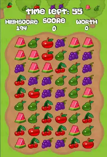 Play APK Orchard Crush - Smash Fruits!  and enjoy Orchard Crush - Smash Fruits! with UptoPlay uk.co.coffeeinducedgames.orchardcrush