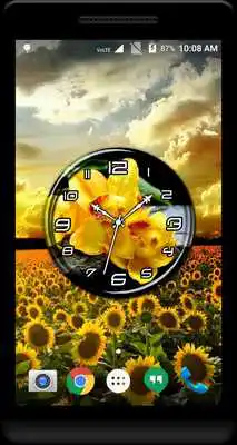 Play Orchid Clock Live Wallpaper Play Orchid Clock Live Wallpaper