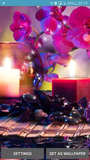 Play Orchid Live Wallpapers