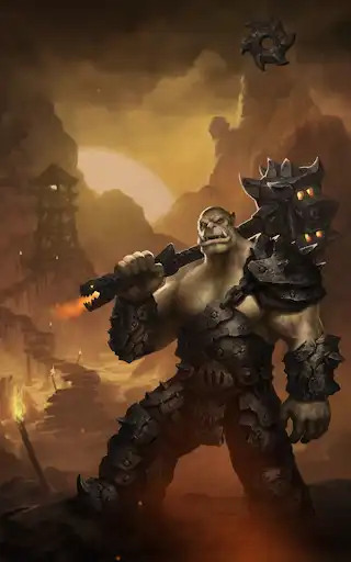 Play Orc Warlord Fantasy Wallpaper as an online game Orc Warlord Fantasy Wallpaper with UptoPlay