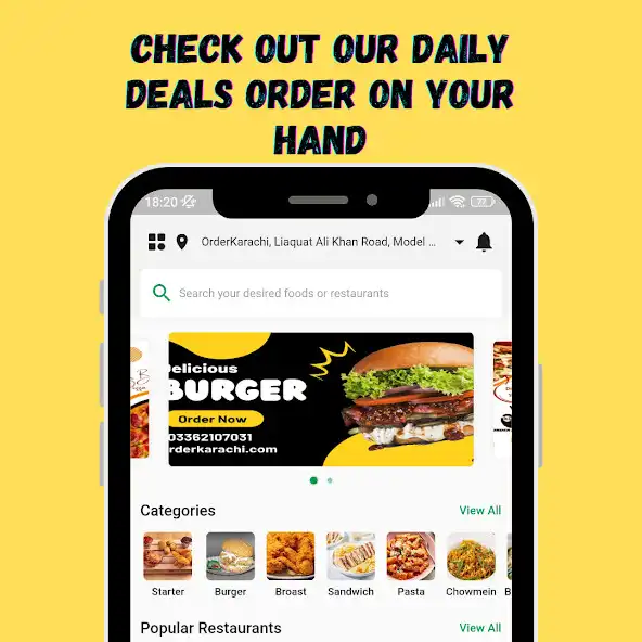 Play OrderKarachi: Food  Groceries as an online game OrderKarachi: Food  Groceries with UptoPlay