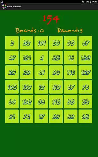 Play Order Numbers as an online game Order Numbers with UptoPlay