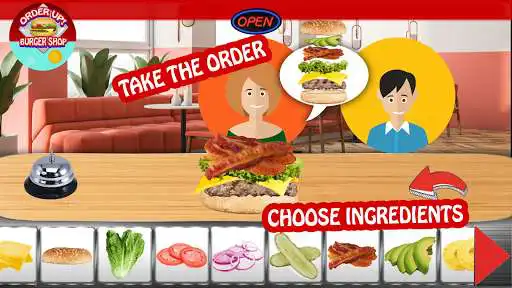 Play Order Up! Burger Shop as an online game Order Up! Burger Shop with UptoPlay