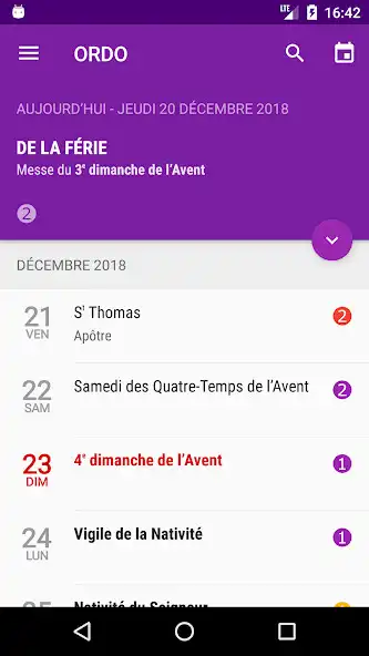Play ORDO: calendrier liturgique  and enjoy ORDO: calendrier liturgique with UptoPlay