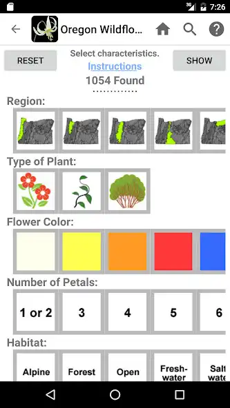 Play Oregon Wildflowers as an online game Oregon Wildflowers with UptoPlay