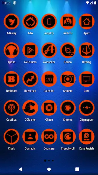 Play Oreo Orange Icon Pack P2 as an online game Oreo Orange Icon Pack P2 with UptoPlay