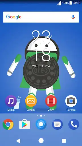 Play Oreo Xperia Theme as an online game Oreo Xperia Theme with UptoPlay