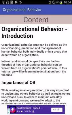 Play Organizational Behavior