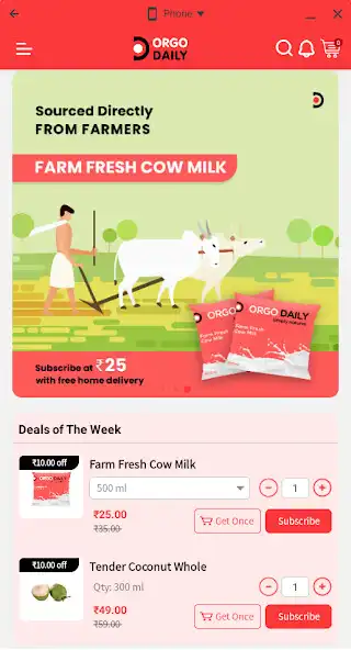 Play Orgo Daily - Farm Fresh Milk  and enjoy Orgo Daily - Farm Fresh Milk with UptoPlay