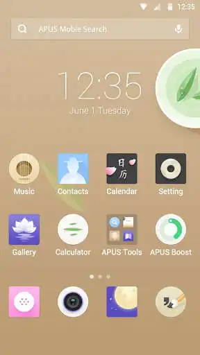 Play Oriental Flavor theme for APUS