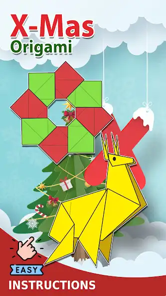 Play Origami: Christmas paper  and enjoy Origami: Christmas paper with UptoPlay
