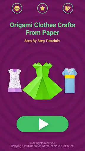 Play Origami Clothes From Paper as an online game Origami Clothes From Paper with UptoPlay