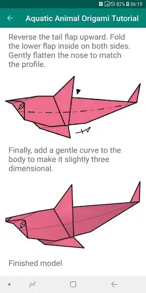 Play Origami Fish  Sea Animal as an online game Origami Fish  Sea Animal with UptoPlay