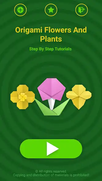 Play Origami Flowers and Plants as an online game Origami Flowers and Plants with UptoPlay