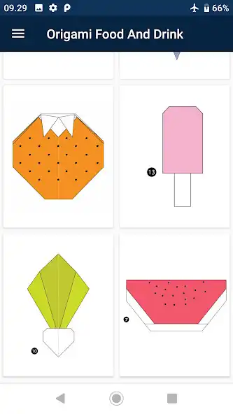 Play Origami Food and Drink 2022 as an online game Origami Food and Drink 2022 with UptoPlay