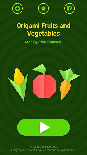 Play Origami Fruits  Vegetables as an online game Origami Fruits  Vegetables with UptoPlay