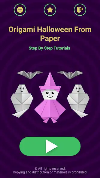 Play Origami Halloween From Paper as an online game Origami Halloween From Paper with UptoPlay