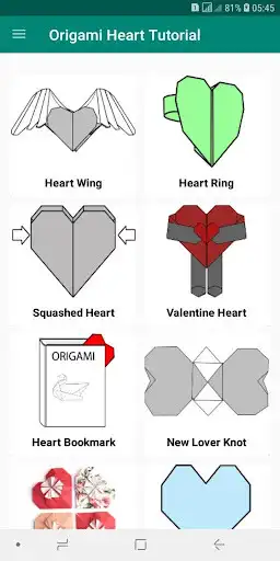 Play Origami Paper Heart Easy Step  and enjoy Origami Paper Heart Easy Step with UptoPlay
