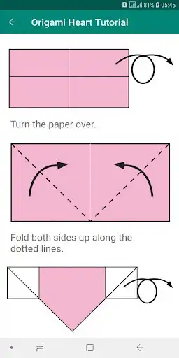 Play Origami Paper Heart Easy Step as an online game Origami Paper Heart Easy Step with UptoPlay