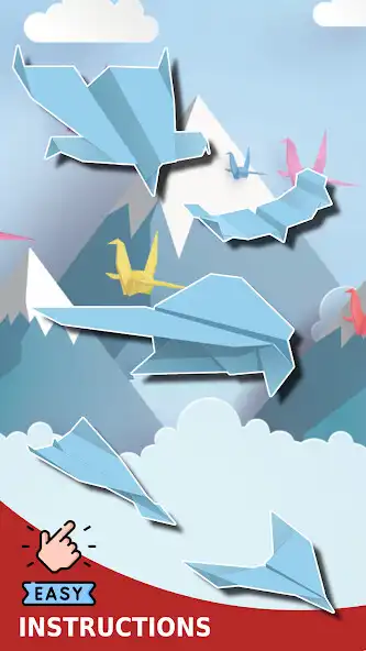 Play Origami Paper Plane Aircraft as an online game Origami Paper Plane Aircraft with UptoPlay