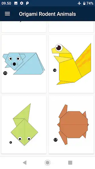 Play Origami Rodent Animals 2022 as an online game Origami Rodent Animals 2022 with UptoPlay