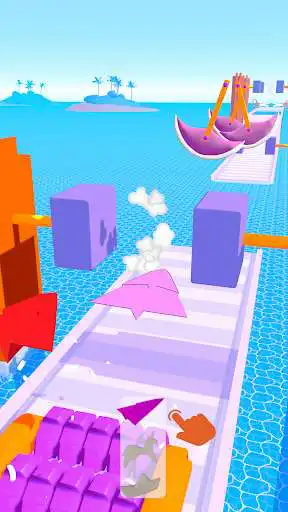 Play Origami Run as an online game Origami Run with UptoPlay