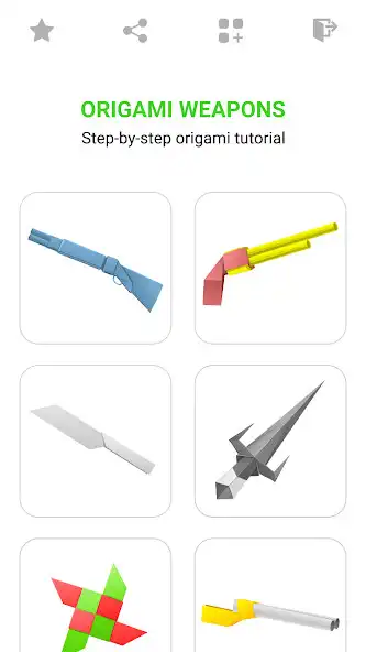 Play Origami Weapon Guides  and enjoy Origami Weapon Guides with UptoPlay