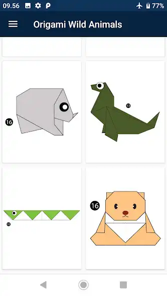 Play Origami Wild Animals 2022 as an online game Origami Wild Animals 2022 with UptoPlay