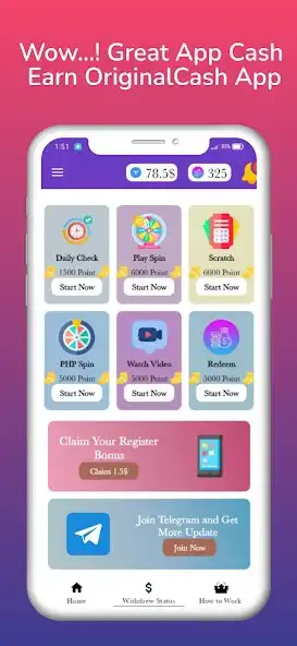 Play OriginalCash App - Make Money  and enjoy OriginalCash App - Make Money with UptoPlay