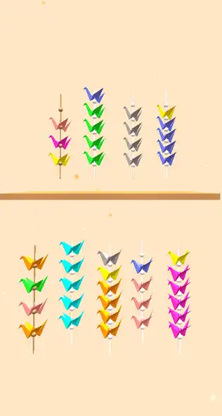 Play Orizuru Sort Puzzle as an online game Orizuru Sort Puzzle with UptoPlay