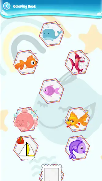 Play ornamental fish coloring book as an online game ornamental fish coloring book with UptoPlay