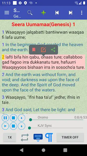 Play Oromo English Audio Holy Bible  and enjoy Oromo English Audio Holy Bible with UptoPlay