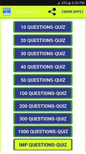 Play Orthopedics Quiz Questions  and enjoy Orthopedics Quiz Questions with UptoPlay