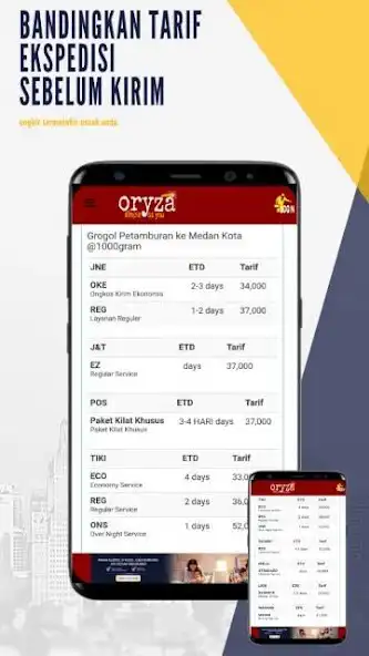 Play ORYZA - Cek Ongkir Kirim Barang  and enjoy ORYZA - Cek Ongkir Kirim Barang with UptoPlay