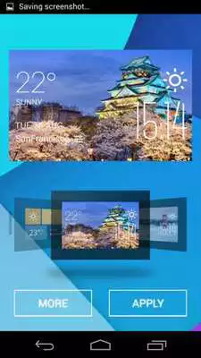 Play Osaka weather widget/clock