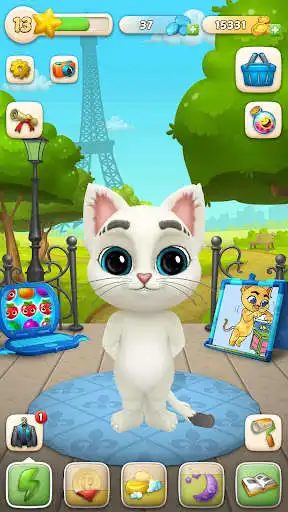 Play Oscar the Cat - Virtual Pet as an online game Oscar the Cat - Virtual Pet with UptoPlay