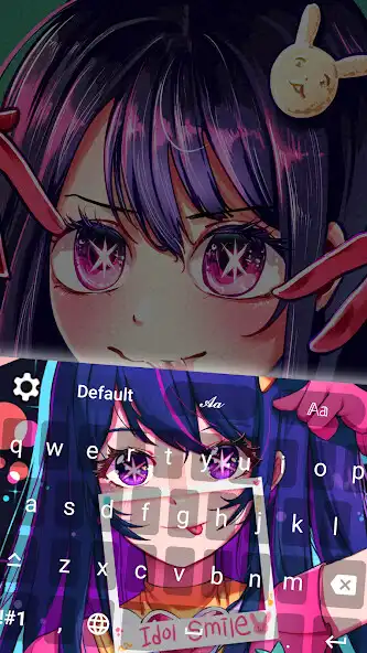 Play Oshi no Ko keyboard Theme as an online game Oshi no Ko keyboard Theme with UptoPlay