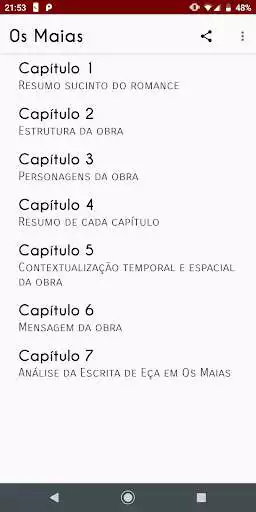 Play Os Maias - Handbook as an online game Os Maias - Handbook with UptoPlay