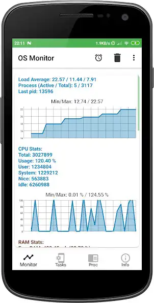 Play OS Monitor: Tasks Monitor  and enjoy OS Monitor: Tasks Monitor with UptoPlay