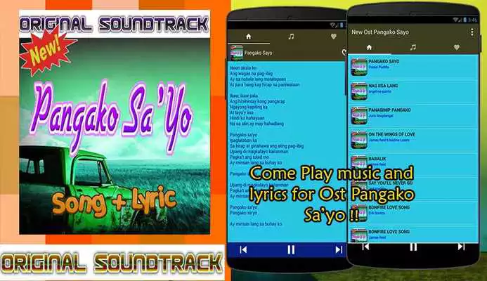 Play Ost  Lirik Pangako Sayo
