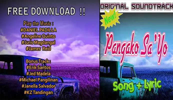 Play Ost  Lirik Pangako Sayo