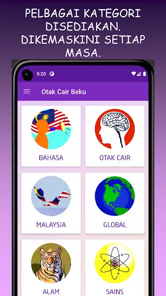 Play Otak Cair Beku: Kuiz Teka Teki  and enjoy Otak Cair Beku: Kuiz Teka Teki with UptoPlay