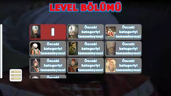 Play Ottoman Empire History Information Contest Game
