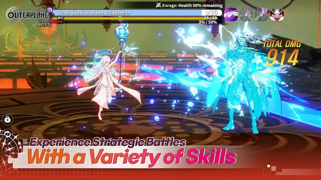 Play OUTERPLANE - Strategy Anime as an online game OUTERPLANE - Strategy Anime with UptoPlay