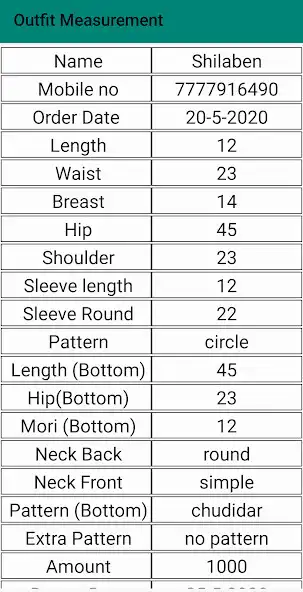 Play Outfit Measurement as an online game Outfit Measurement with UptoPlay