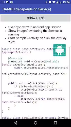 Play OverlayViewManager Sample as an online game OverlayViewManager Sample with UptoPlay