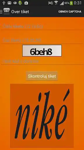 Play APK OverTiket - overenie tiketu  and enjoy OverTiket - overenie tiketu with UptoPlay com.polak.niketiket