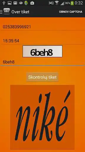 Play APK OverTiket - overenie tiketu  and enjoy OverTiket - overenie tiketu with UptoPlay com.polak.niketiket