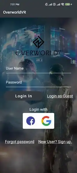 Play OverworldVR as an online game OverworldVR with UptoPlay