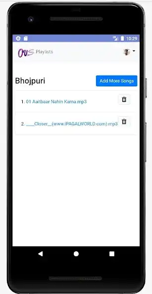 Play OVS Audio Storage App as an online game OVS Audio Storage App with UptoPlay